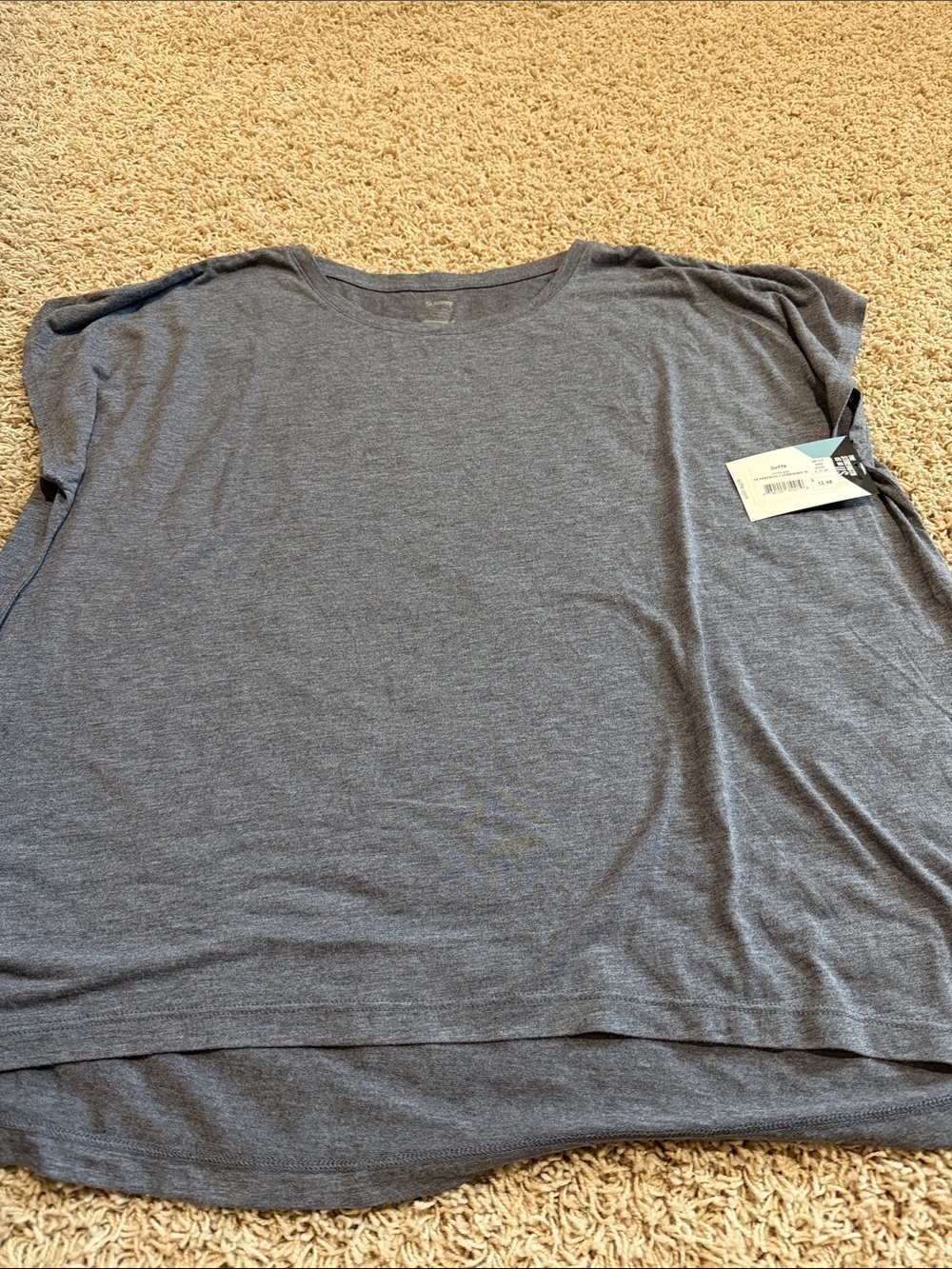 New with Tags Soffe perfectly oversized Gray Short Sleeve tee